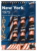 New York 1975 (Tischkalender 2025 DIN A5 hoch), CALVENDO Monatskalender