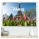 Frühling in Paris (hochwertiger Premium Wandkalender 2024 DIN A2 quer), Kunstdruck in Hochglanz