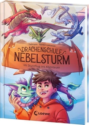 Tielmann, Christian. Drachenschule Nebelsturm (Band 1) - Im Sturzflug ins Abenteuer - Ein episches Abenteuer in der Drachenschule wartet auf dich - Stürmisches Kinderbuch zum Vorlesen und ersten Selberlesen ab 7 Jahren. Loewe Verlag GmbH, 2024.