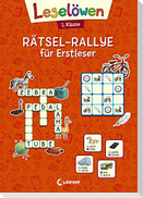 Leselöwen Rätsel-Rallye für Erstleser - 1. Klasse (Orange)