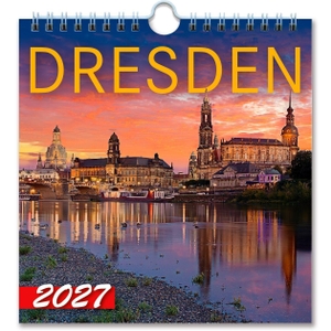 B&V Verlag. Kalender Dresden 2027 - 13,5x14 cm - Tischkalender Dresden 2027. B & V Verlag GmbH, 2026.
