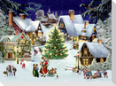 A4-Wandkalender Weihnachten im Dorf
