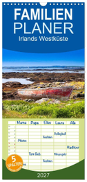 Familienplaner 2027 - Irlands Westküste mit 5 Spalten (Wandkalender, 21 x 45 cm) CALVENDO