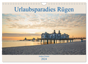 Urlaubsparadies Rügen (Wandkalender 2024 DIN A4 quer), CALVENDO Monatskalender