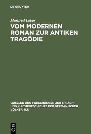 Leber, Manfred. Vom modernen Roman zur antiken Tragödie - Interpretation von Max Frischs ¿Homo Faber¿. De Gruyter, 1990.