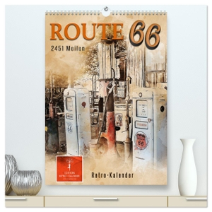 Roder, Peter. Route 66 - 2451 Meilen (hochwertiger Premium Wandkalender 2024 DIN A2 hoch), Kunstdruck in Hochglanz - Route 66, endlos lange Straße von Chicago (Illinois) nach Santa Monica (Kalifornien).. Calvendo, 2023.