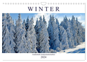 Winter. Zauberhafte Schneelandschaften (Wandkalender 2024 DIN A4 quer), CALVENDO Monatskalender