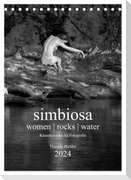 simbiosa ... Künstlerische Aktfotografie 2024 (Tischkalender 2024 DIN A5 hoch), CALVENDO Monatskalender