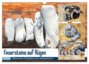 Feuersteine auf Rügen - Bildschöne Flintsteine am Ostseestrand (Wandkalender 2024 DIN A3 quer), CALVENDO Monatskalender