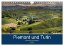 Piemont und Turin (Wandkalender 2024 DIN A4 quer), CALVENDO Monatskalender