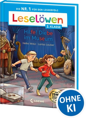Wolz, Heiko. Leselöwen 2. Klasse - Hilfe! Diebe im Museum - Die Nr. 1 für den Leseerfolg - Mit Silbenfärbung und Leselernschrift ABeZeh - Erstlesebuch für Kinder ab 7 Jahren. Loewe Verlag GmbH, 2026.