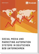 Social Media und Marketing Automation Systeme in deutschen B2B Unternehmen