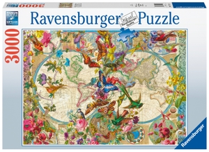 Ravensburger Puzzle 17117 Weltkarte mit Schmetterlingen 3000 Teile Puzzle. Ravensburger Spieleverlag, 2022.