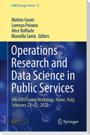 Operations Research and Data Science in Public Services