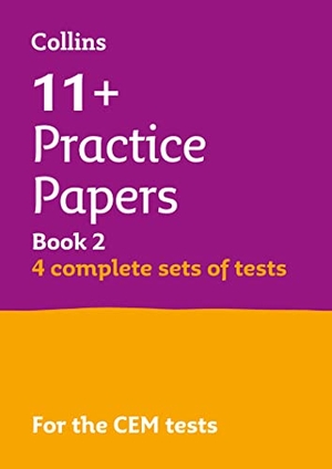 Collins 11 / Philip McMahon. Collins 11+ - 11+ Verbal Reasoning, Non-Verbal Reasoning & Maths Practice Papers Book 2 (Bumper Book with 4 Sets of Tests) - For the Cem 2021 Tests. HarperCollins UK, 2021.
