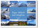 Eiger, Mönch und Jungfrau 2024 (Wandkalender 2024 DIN A3 quer), CALVENDO Monatskalender