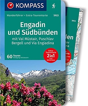 Heitzmann, Wolfgang. KOMPASS Wanderführer Engadin und Südbünden, 60 Touren - mit Extra-Tourenkarte, GPX-Daten zum Download. Kompass Karten GmbH, 2019.
