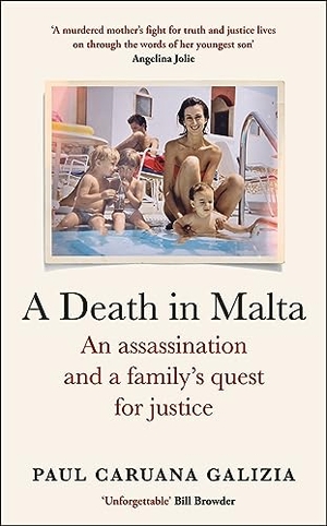 Galizia, Paul Caruana. A Death in Malta - An assassination and a family's quest for justice. Cornerstone, 2023.