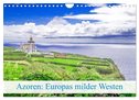 Azoren: Europas milder Westen (Wandkalender 2024 DIN A4 quer), CALVENDO Monatskalender