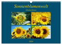 Sonnenblumenwelt (Wandkalender 2024 DIN A3 quer), CALVENDO Monatskalender