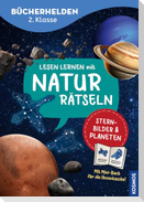 Lesen lernen mit Naturrätseln, Bücherhelden 2. Klasse, Sternbilder & Planeten