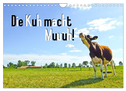 Die Kuh macht Muuuh! (Wandkalender 2025 DIN A4 quer), CALVENDO Monatskalender