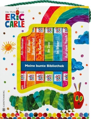 Carle, Eric. Die kleine Raupe Nimmersatt - Meine bunte Bibliothek - 12 Pappbilderbücher in einer Box. Gerstenberg Verlag, 2026.