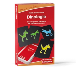 Stelzer-Dreitzel, Brigitte. Dinologie - Ein Lernspiel zur Förderung der Detailwahrnehmung. Hase und Igel Verlag GmbH, 2019.