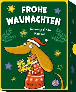 Frohe Waunachten - das Kartenspiel - Schnapp dir die Karten! | Lustiges und rasantes Weihnachtsspiel ab 6 Jahren. Für 2-5 Personen. Pattloch Geschenkbuch, 2026.