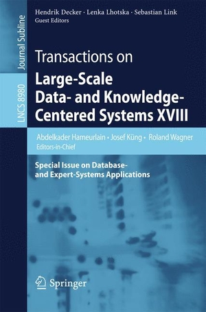 Hameurlain, Abdelkader / Josef Küng et al (Hrsg.). Transactions on Large-Scale Data- and Knowledge-Centered Systems XVIII - Special Issue on Database- and Expert-Systems Applications. Springer Berlin Heidelberg, 2015.