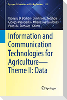 Information and Communication Technologies for Agriculture¿Theme II: Data