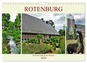 Rotenburg - Die bunte Stadt an der Wümme (Wandkalender 2024 DIN A4 quer), CALVENDO Monatskalender