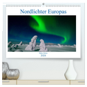 Nordlichter Europas (hochwertiger Premium Wandkalender 2024 DIN A2 quer), Kunstdruck in Hochglanz