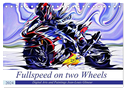 Fullspeed on two Wheels (Tischkalender 2024 DIN A5 quer), CALVENDO Monatskalender