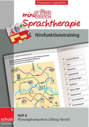 Steiner / Zöllner. miniLÜK-Sprachtherapie - Hirnfunktionstraining - Heft 6 Planungskompetenz Alltag und Beruf. Westermann Lernwelten, 2020.