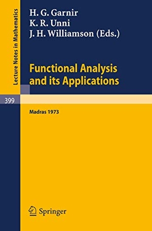 Garnir, H. G. / J. H. Williamson et al (Hrsg.). Functional Analysis and its Applications - International Conference, Madras, 1973. Springer Berlin Heidelberg, 1974.