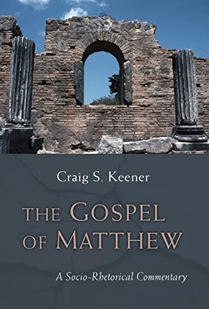 Keener, Craig S. The Gospel of Matthew - A Socio-Rhetorical Commentary. William B. Eerdmans Publishing Company, 2009.