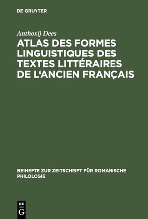 Dees, Anthonij. Atlas des formes linguistiques des textes littéraires de l'ancien français. De Gruyter, 1987.