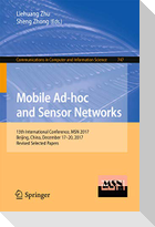 Mobile Ad-hoc and Sensor Networks