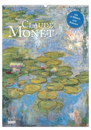 Neumann Verlage GmbH & Co KG (Hrsg.). Claude Monet 2027 - Kunstkalender 50x70 cm mit 12 Meisterwerken des Impressionismus und sprachneutralem Kalendarium. Neumann Verlage GmbH & Co, 2026.