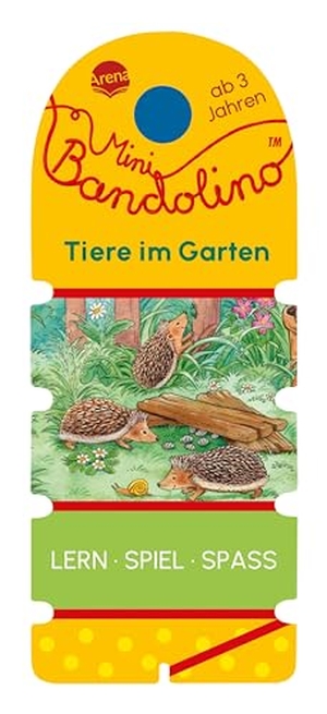 Morton, Christine. Mini Bandolino. Tiere im Garten - Lernspiel mit Lösungskontrolle für Kinder ab 3 Jahren. Arena Verlag GmbH, 2024.