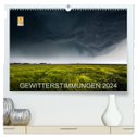 GEWITTERSTIMMUNGEN 2024 (hochwertiger Premium Wandkalender 2024 DIN A2 quer), Kunstdruck in Hochglanz