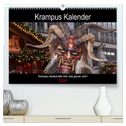 Krampus Kalender 2024 (hochwertiger Premium Wandkalender 2024 DIN A2 quer), Kunstdruck in Hochglanz