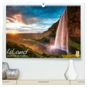 ISLAND - Traumlandschaften (hochwertiger Premium Wandkalender 2024 DIN A2 quer), Kunstdruck in Hochglanz