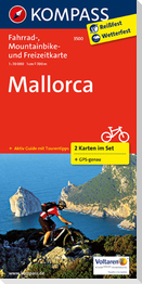 KOMPASS Fahrradkarte 3500 Mallorca (2 Karten im Set) 1:70.000