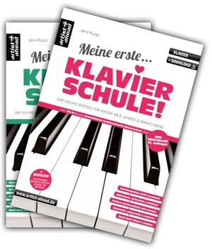 Rupp, Jens. Meine erste Klavierschule + Meine zweite Klavierschule im Set! - Der leichte Einstieg für Kinder ab 8 Jahren & erwachsene Anfänger (inkl. QR-Codes + Audio-Download). Klaviernoten. Piano. Fingerübungen. Artist Ahead Musikverlag, 2019.