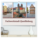 Fachwerkstadt Quedlinburg (hochwertiger Premium Wandkalender 2025 DIN A2 quer), Kunstdruck in Hochglanz