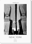 New York schwarz-weiss Kalender 2027 - Wandkalender | Fotokalender Nordamerika 59x42cm Grosses Format - Eleganter Schwarz-Weiß-Print mit beeindruckenden New York City Motiven