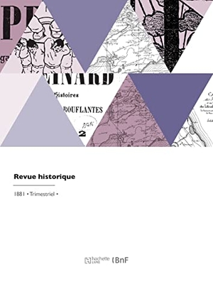 Couderc, Camille. Revue historique. Hachette Livre, 2022.