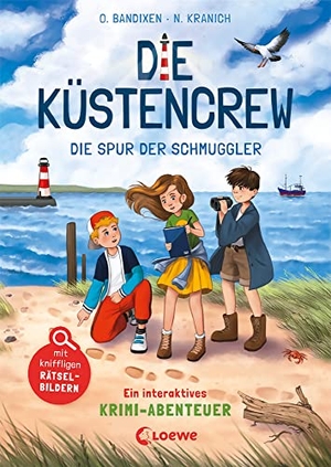 Bandixen, Ocke. Die Küstencrew (Band 2) - Die Spur der Schmuggler - Interaktives Krimi-Abenteuer mit kniffligen Rätsel-Bildern - Spannender Mitmach-Krimi an der Nordsee für Kinder ab 9 Jahren. Loewe Verlag GmbH, 2022.